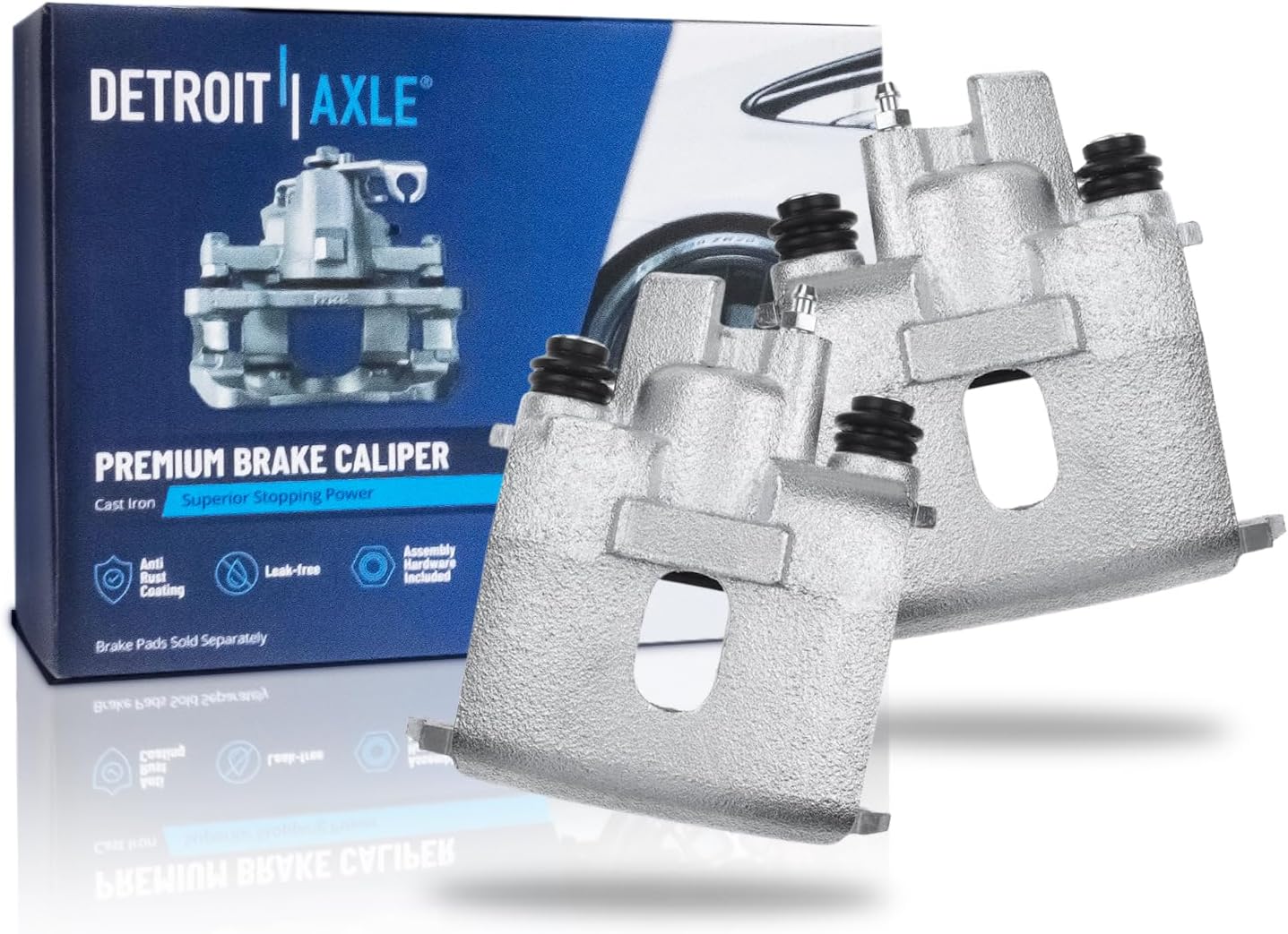 Pair Rear Brake Calipers (Remanufactured)