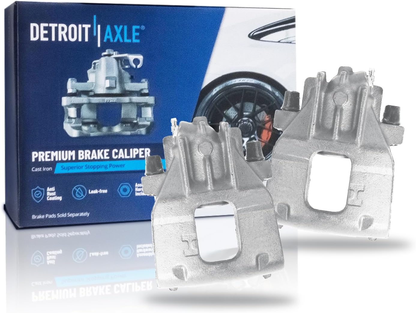 Pair Front Brake Calipers (Remanufactured)