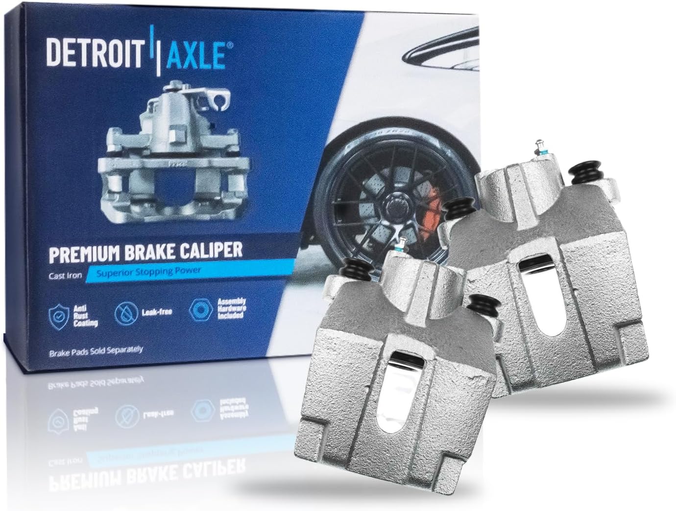 Pair Rear Brake Calipers (Remanufactured)