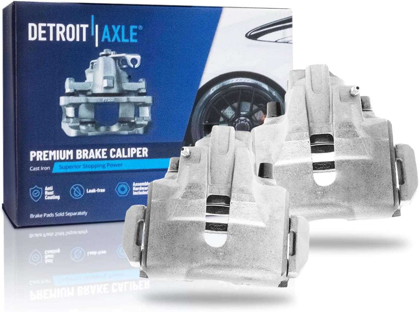 Detroit Axle - Front Disc Brake Calipers for Mercury Cougar Mystique Contour - Main Image