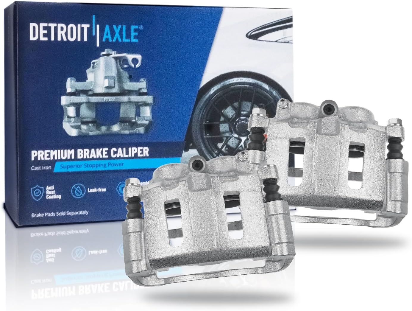 Pair Front Brake Calipers (Remanufactured)