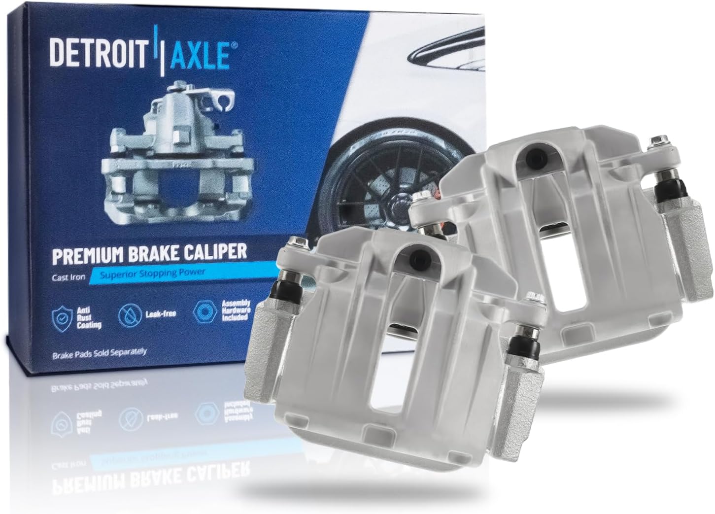 Pair Rear Brake Calipers (Remanufactured)