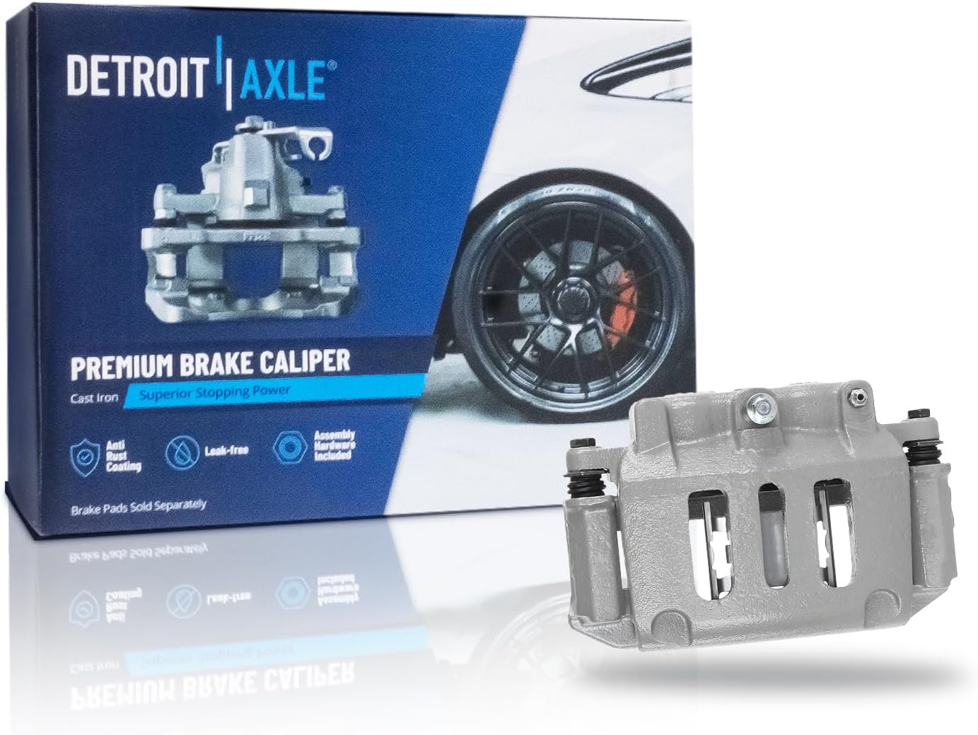 Detroit Axle - Front Right Brake Caliper for 98-02 Crown Victoria Grand Marquis - Main Image