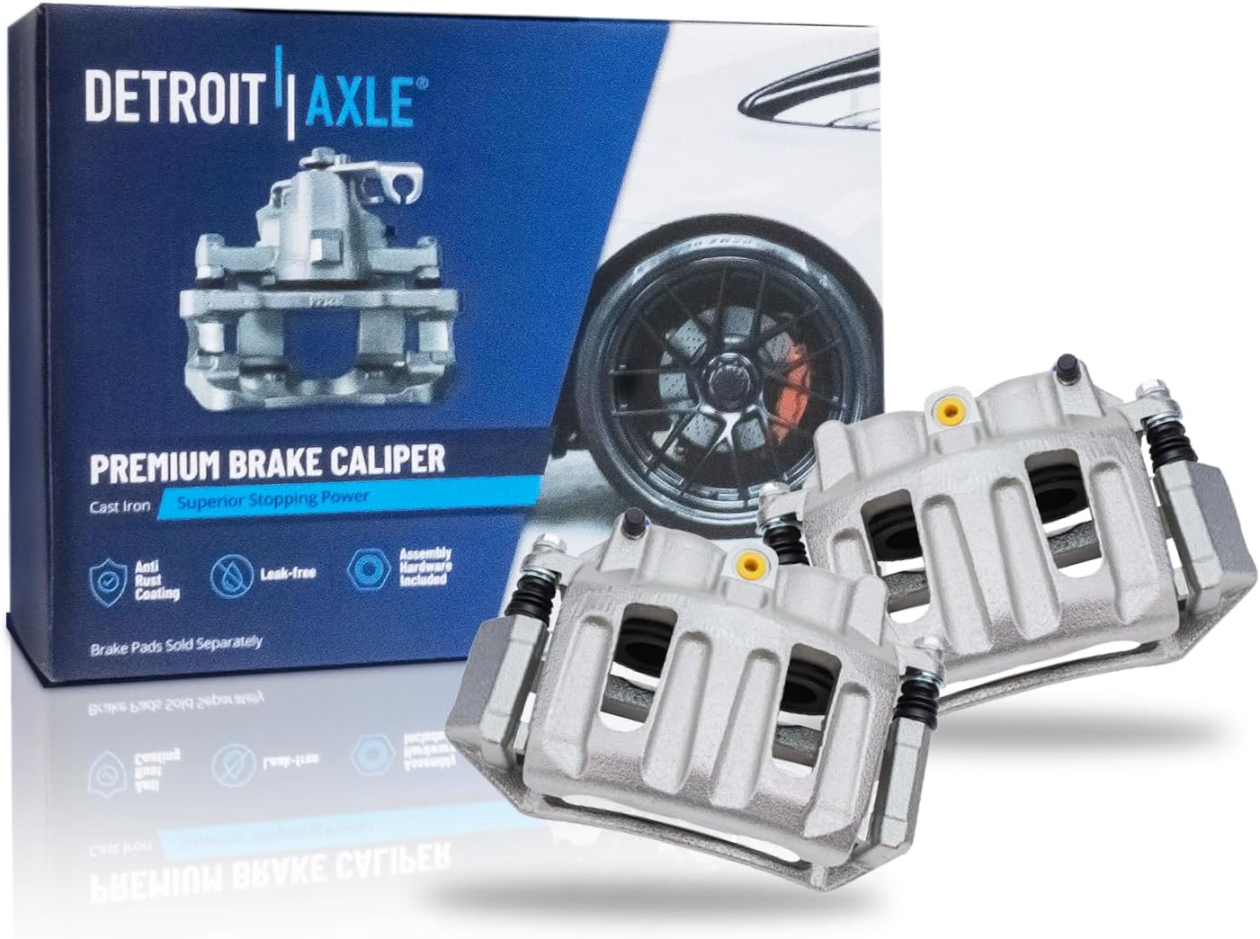 Pair Front Brake Calipers (Remanufactured)