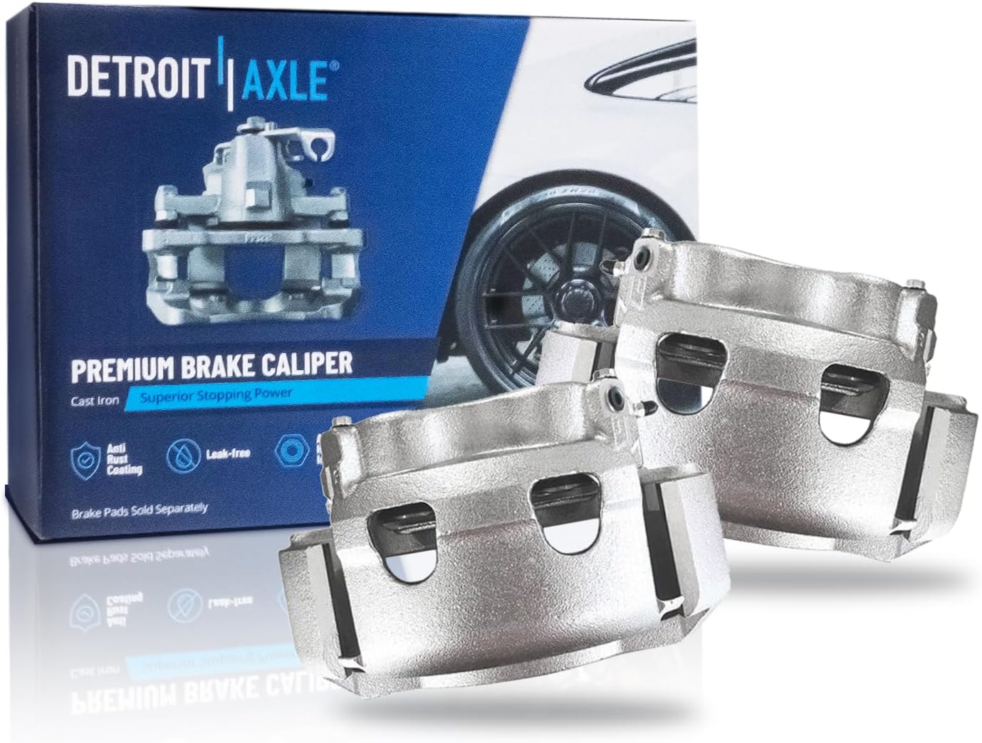 Pair Front Brake Calipers (Remanufactured)