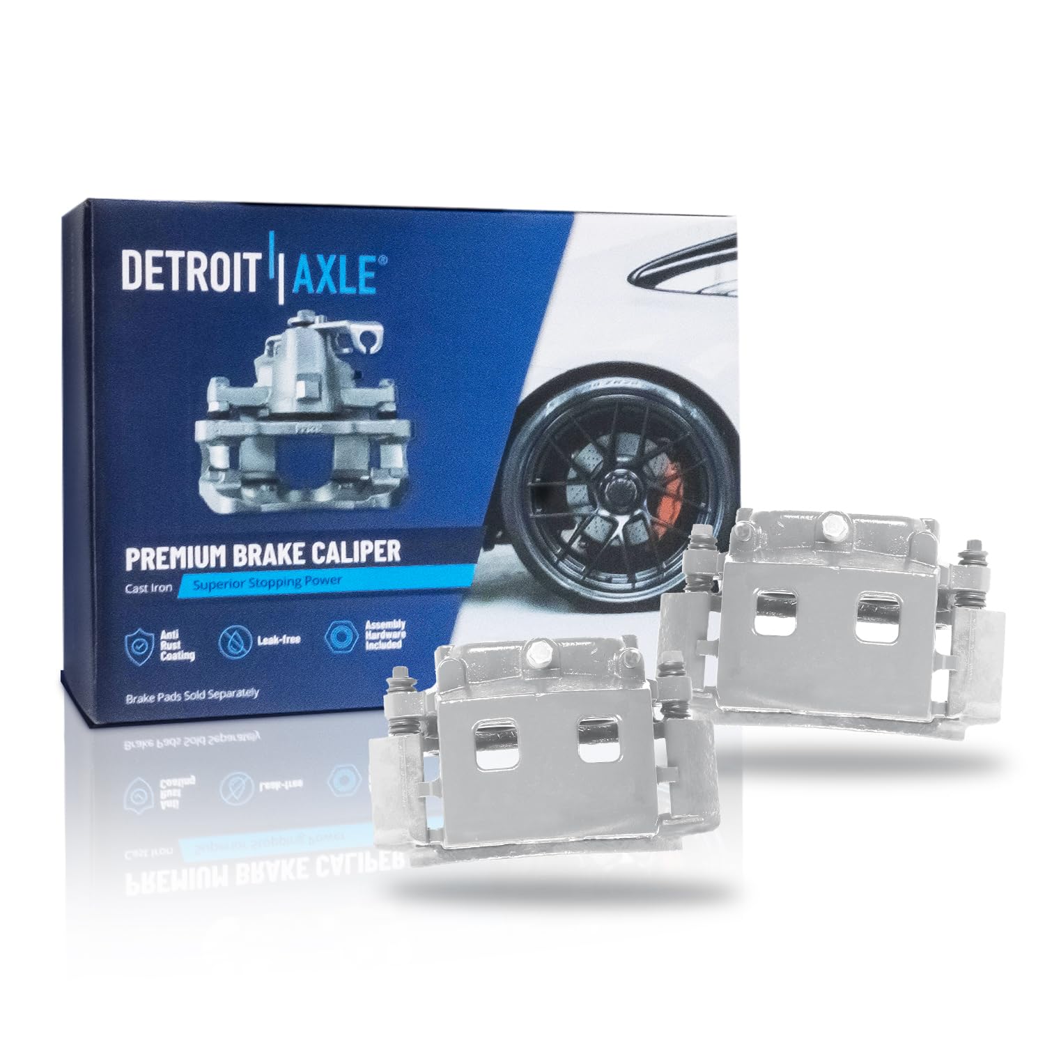 Pair Front Brake Calipers (Remanufactured)