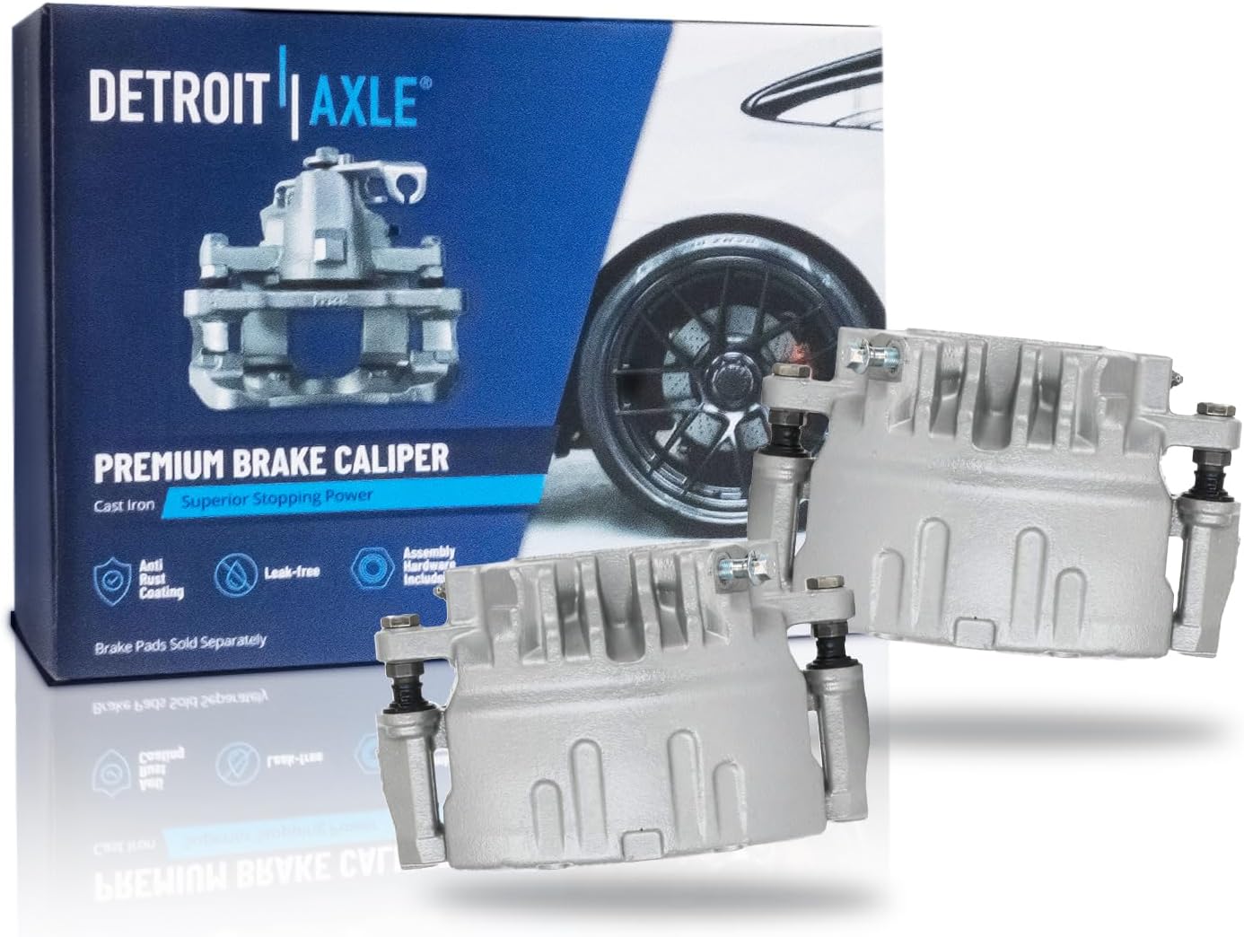 Pair Front Brake Calipers (Remanufactured)