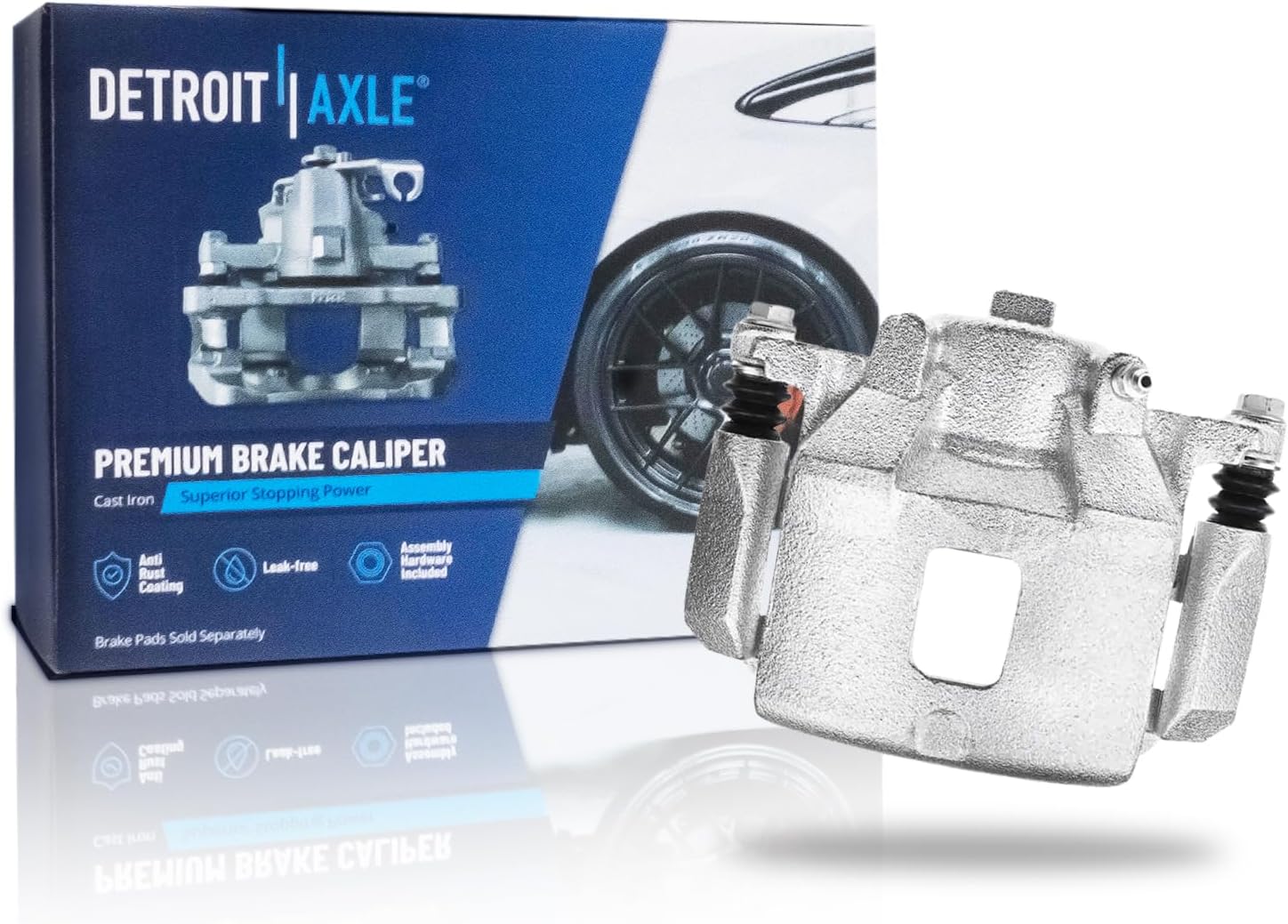 Detroit Axle - Front Left Brake Caliper for 2007-2009 Chevy Cobalt Pontiac G5 - Main Image