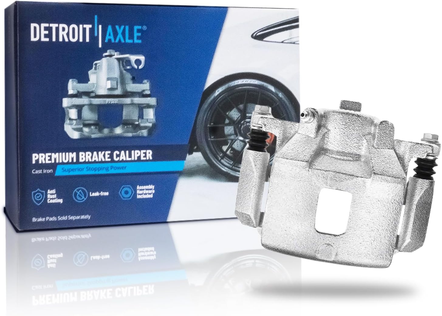 Detroit Axle - Front Right Brake Caliper for 2007-2009 Chevy Cobalt Pontiac G5 - Main Image