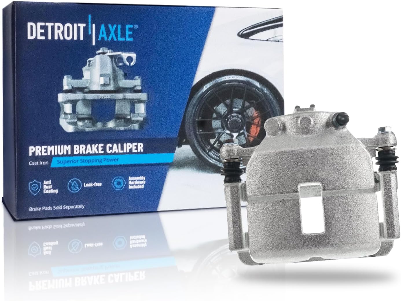 Detroit Axle - Front Left Disc Brake Caliper for 2003-2009 Chrysler PT Cruiser - Main Image