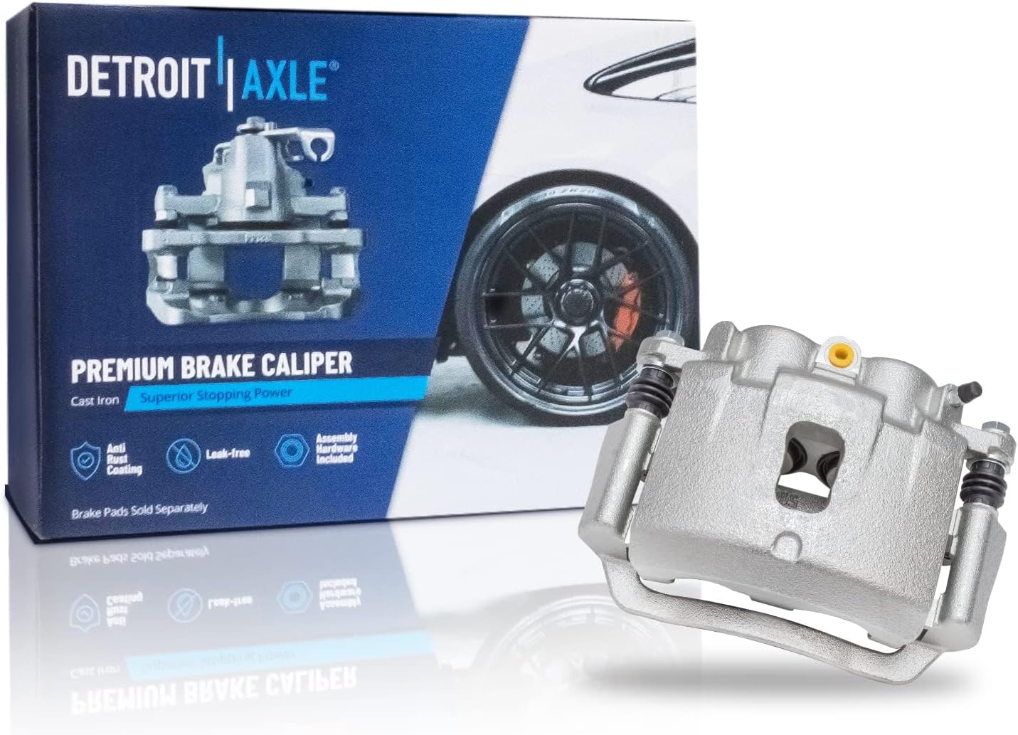 Detroit Axle - Rear Left Brake Caliper for 2003-2020 Savana Express 2500 3500 - Main Image