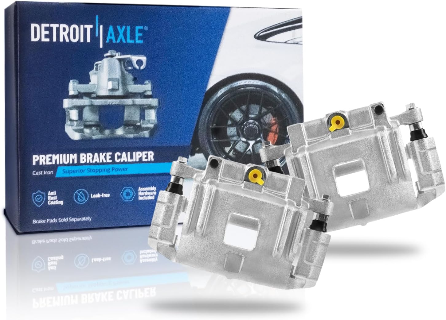 Pair Front Brake Calipers (Remanufactured)