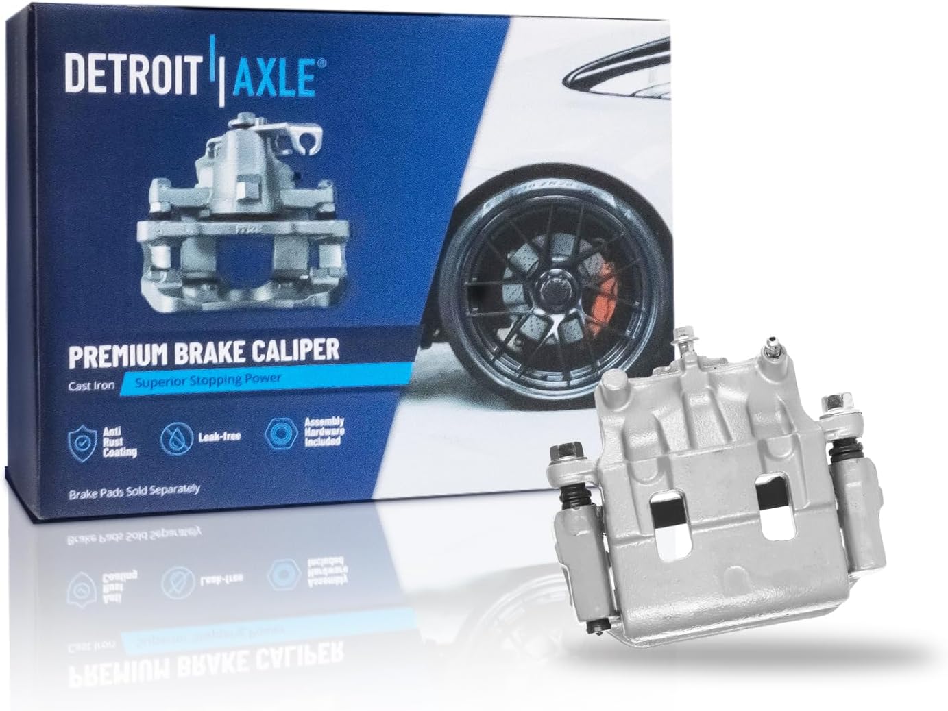 Detroit Axle - Front Left Disc Brake Caliper for 2007 2008 2009-2012 Mazda CX-7 - Main Image