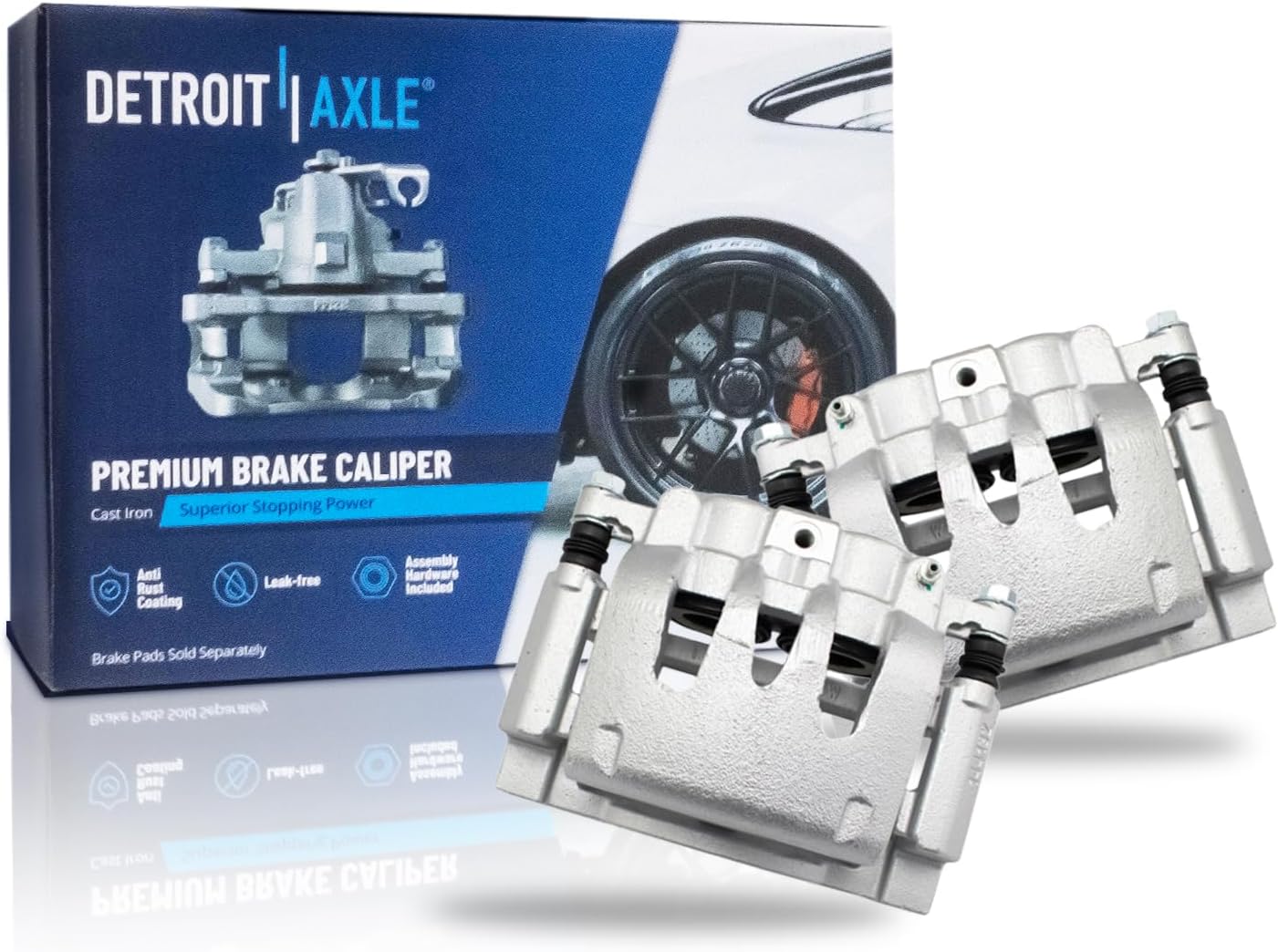 Detroit Axle - Rear Disc Brake Calipers for 2008-12 Ford F-250 F-350 Super Duty - Main Image