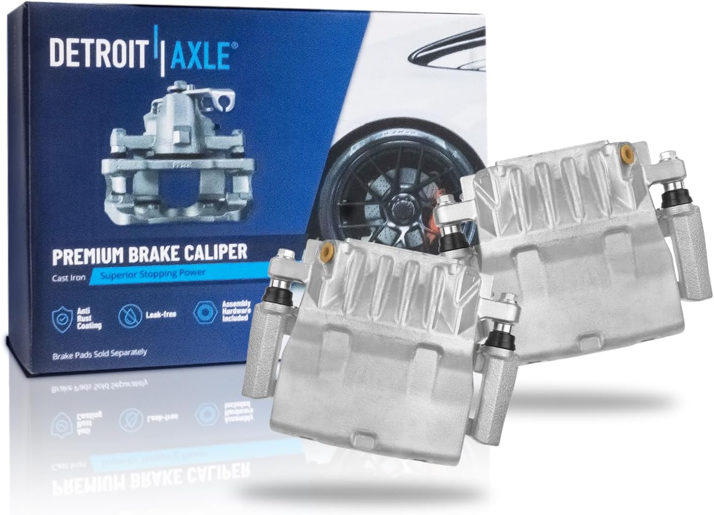 Detroit Axle - Front Disc Brake Calipers for 2008-2009 Pontiac G8 - Main Image