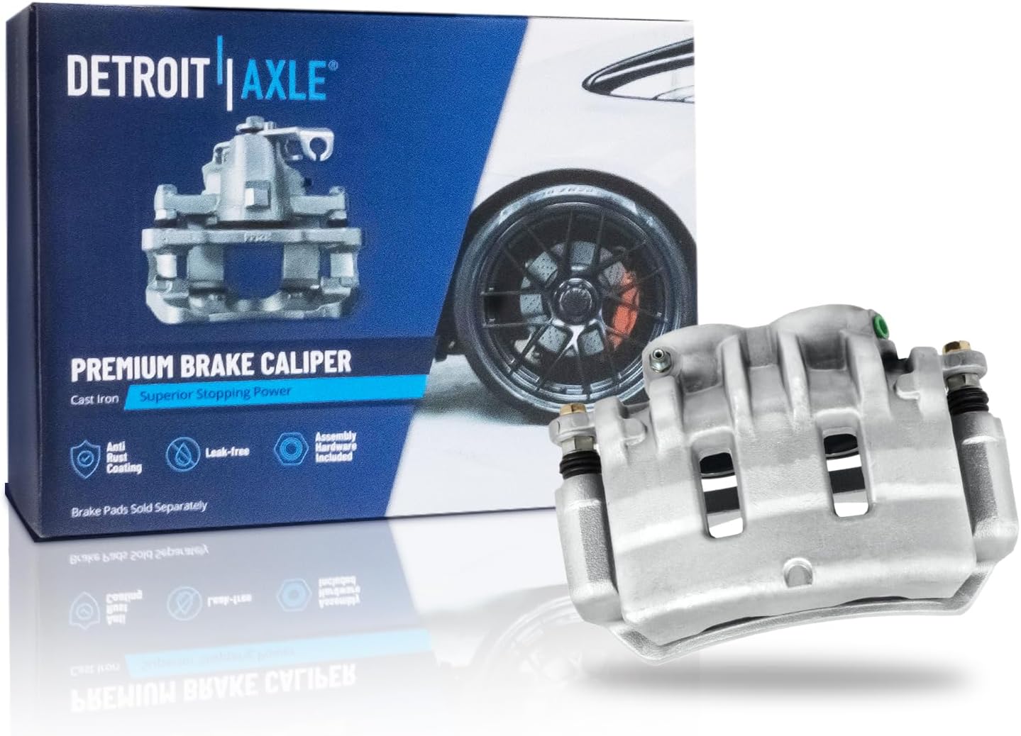 Detroit Axle - Front Left Brake Caliper for 2008 2009 2010-2014 Cadillac CTS - Main Image
