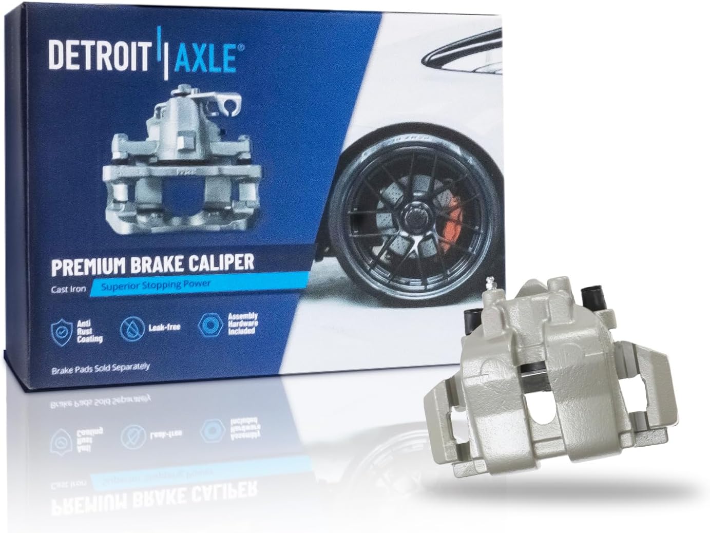 Detroit Axle - Front Right Brake Caliper for Ford Escape Mazda Tribute Mariner - Main Image