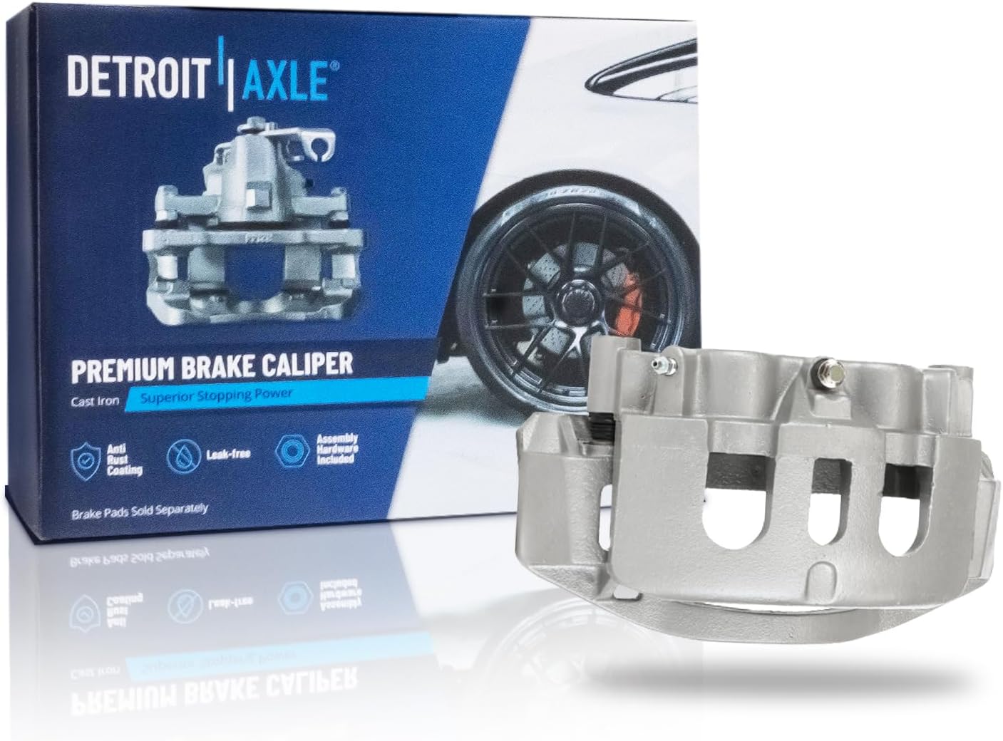 Detroit Axle - Rear Left Disc Brake Caliper for Silverado Sierra 2500 3500 HD - Main Image