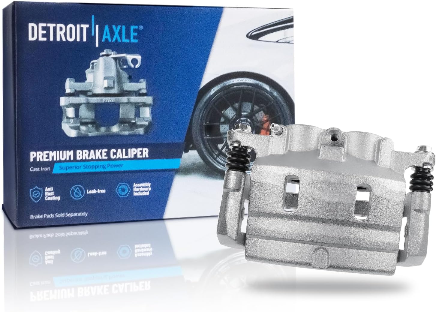 Detroit Axle - Front Left Disc Brake Caliper for Dodge Charger - Main Image