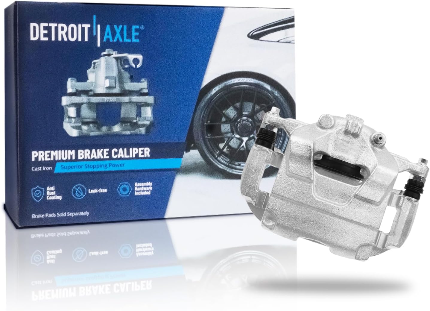 Detroit Axle - Front Right Disc Brake Caliper for 2013-2019 Cadillac ATS - Main Image