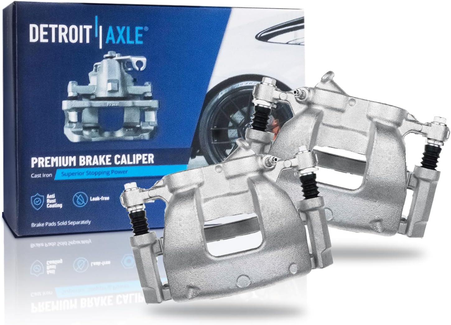 Pair Front Brake Calipers (Remanufactured)