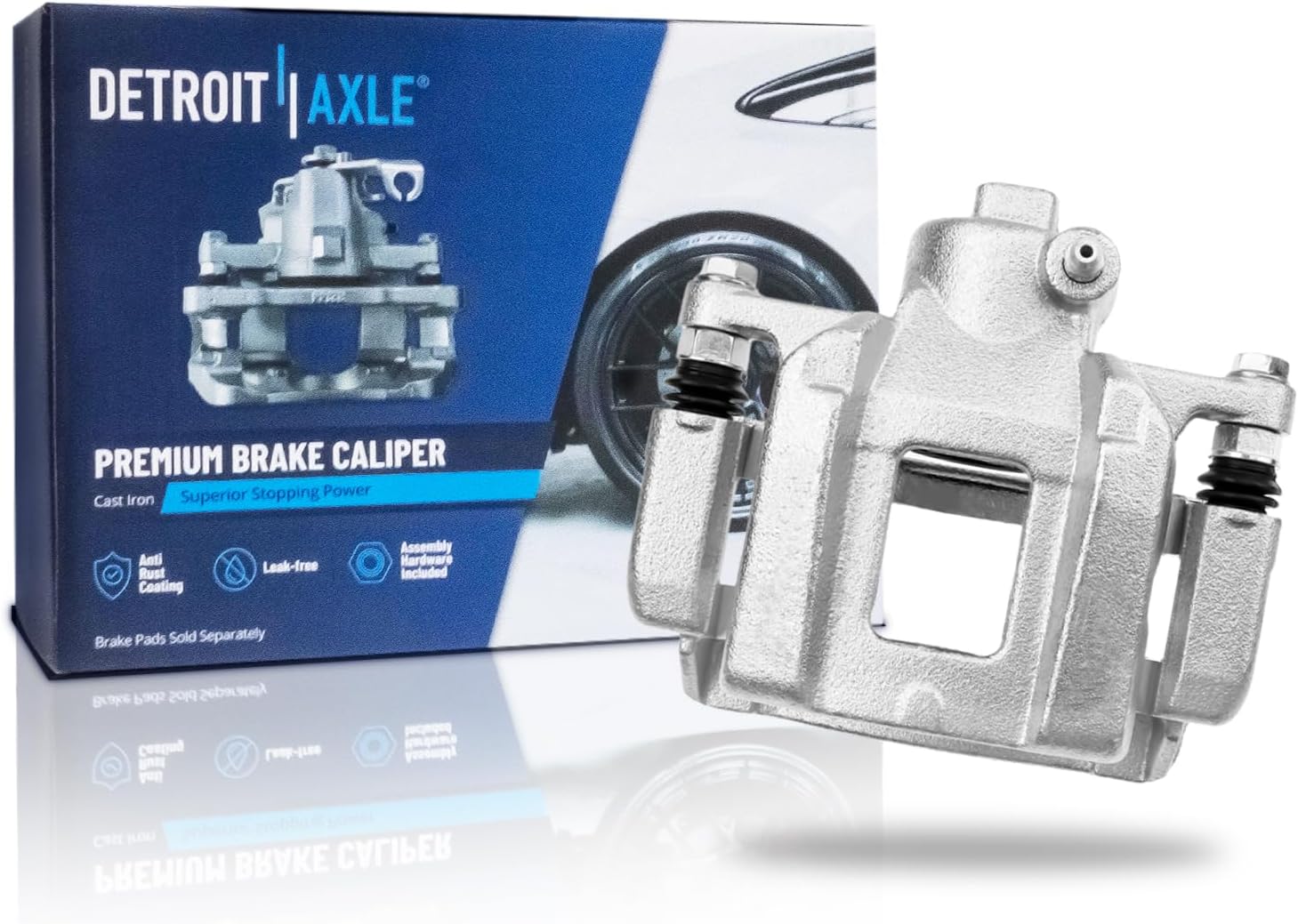 Detroit Axle - Rear Left Disc Brake Caliper for 2014-2019 Cadillac ATS CTS - Main Image