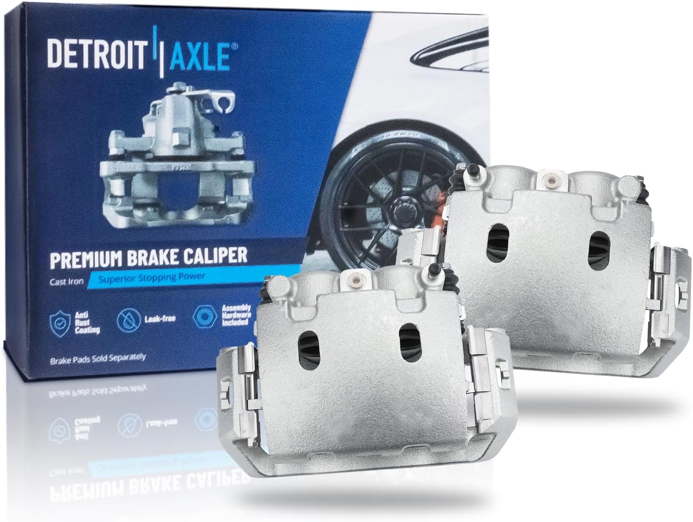 Pair Front Brake Calipers (Remanufactured)