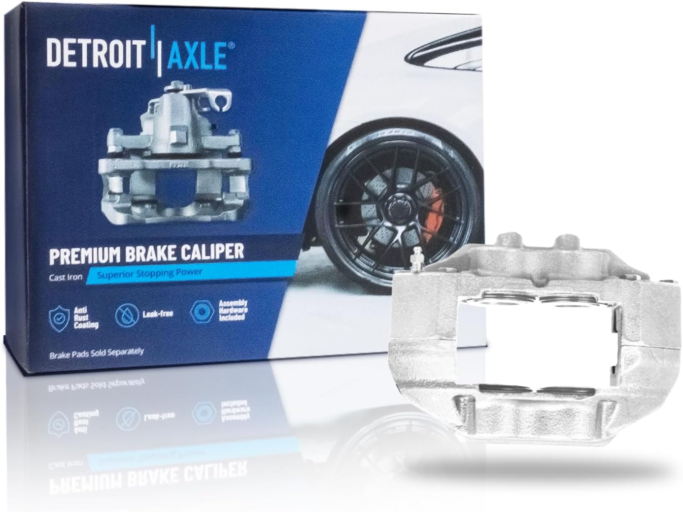 Detroit Axle - Front Right Disc Brake Caliper for 1996-2002 Toyota 4Runner - Main Image