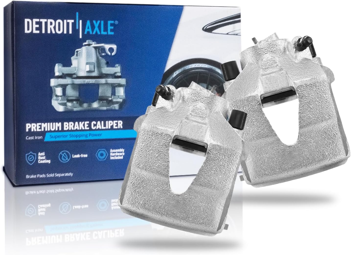 Pair Front Brake Calipers (Remanufactured)