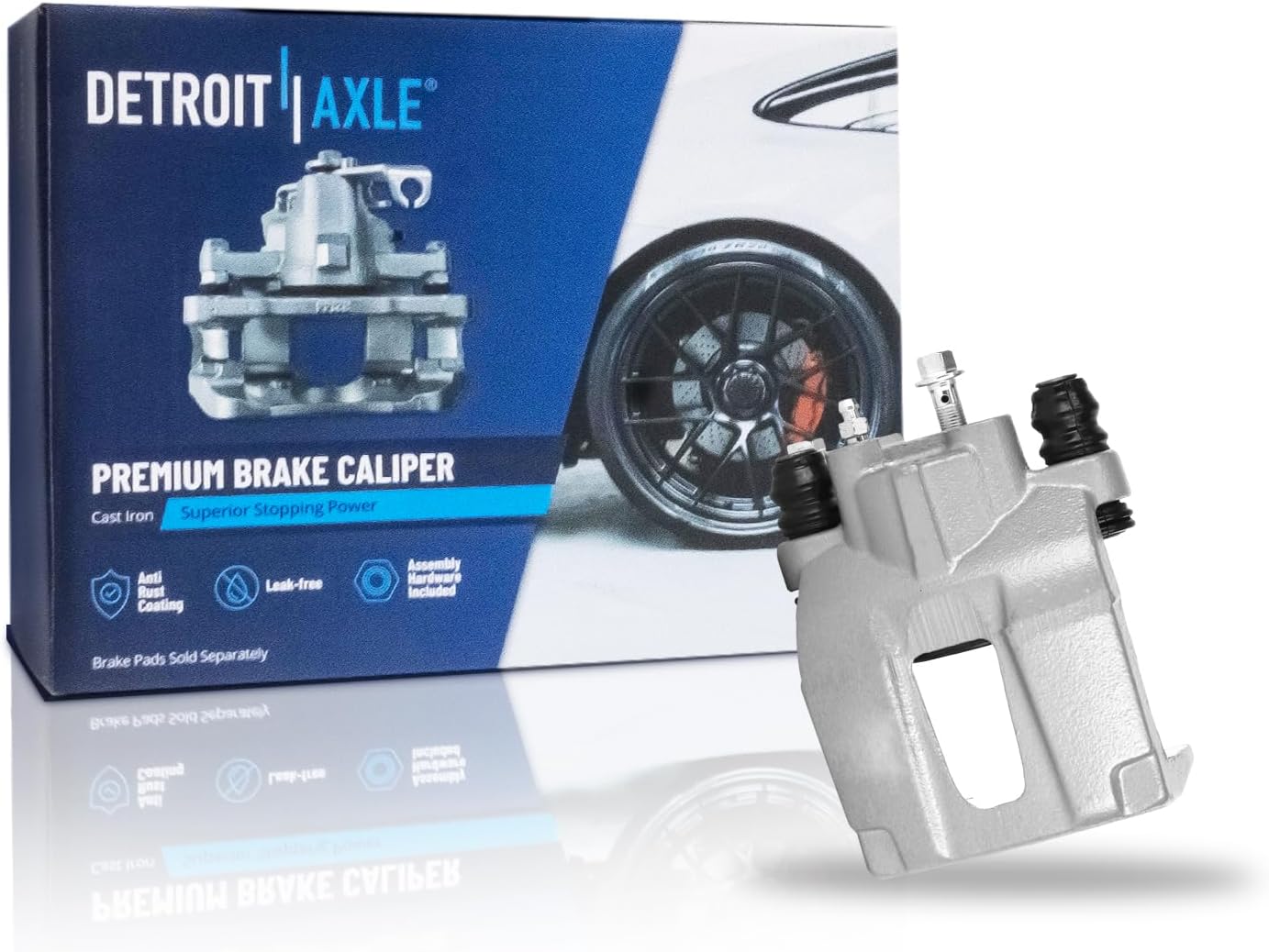 Detroit Axle - Rear Right Disc Brake Caliper for QX56 Pathfinder Armada Titan - Main Image