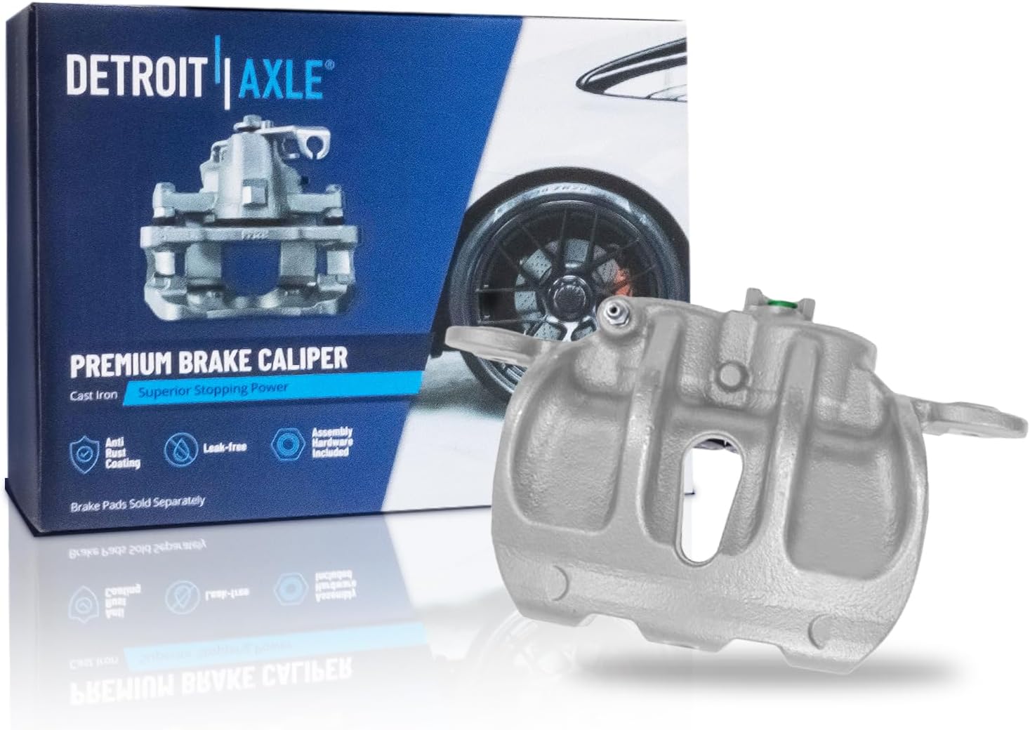 Detroit Axle - Front Left Disc Brake Caliper for LR4 Range Rover Sport Discovery - Main Image