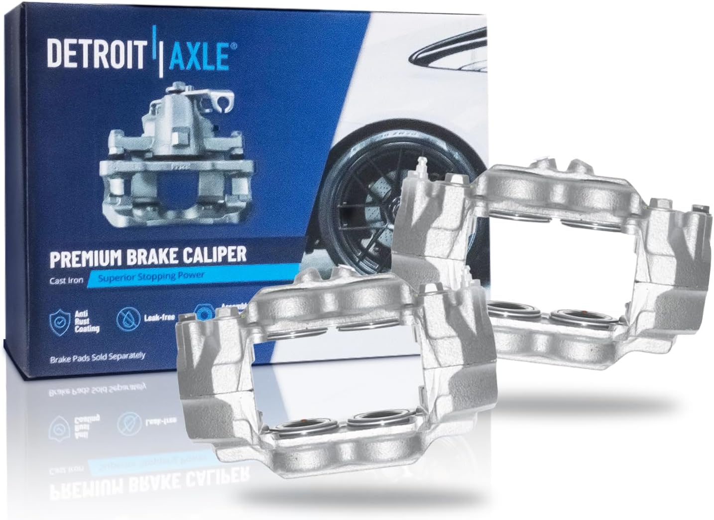 Pair Front Brake Calipers (Remanufactured)