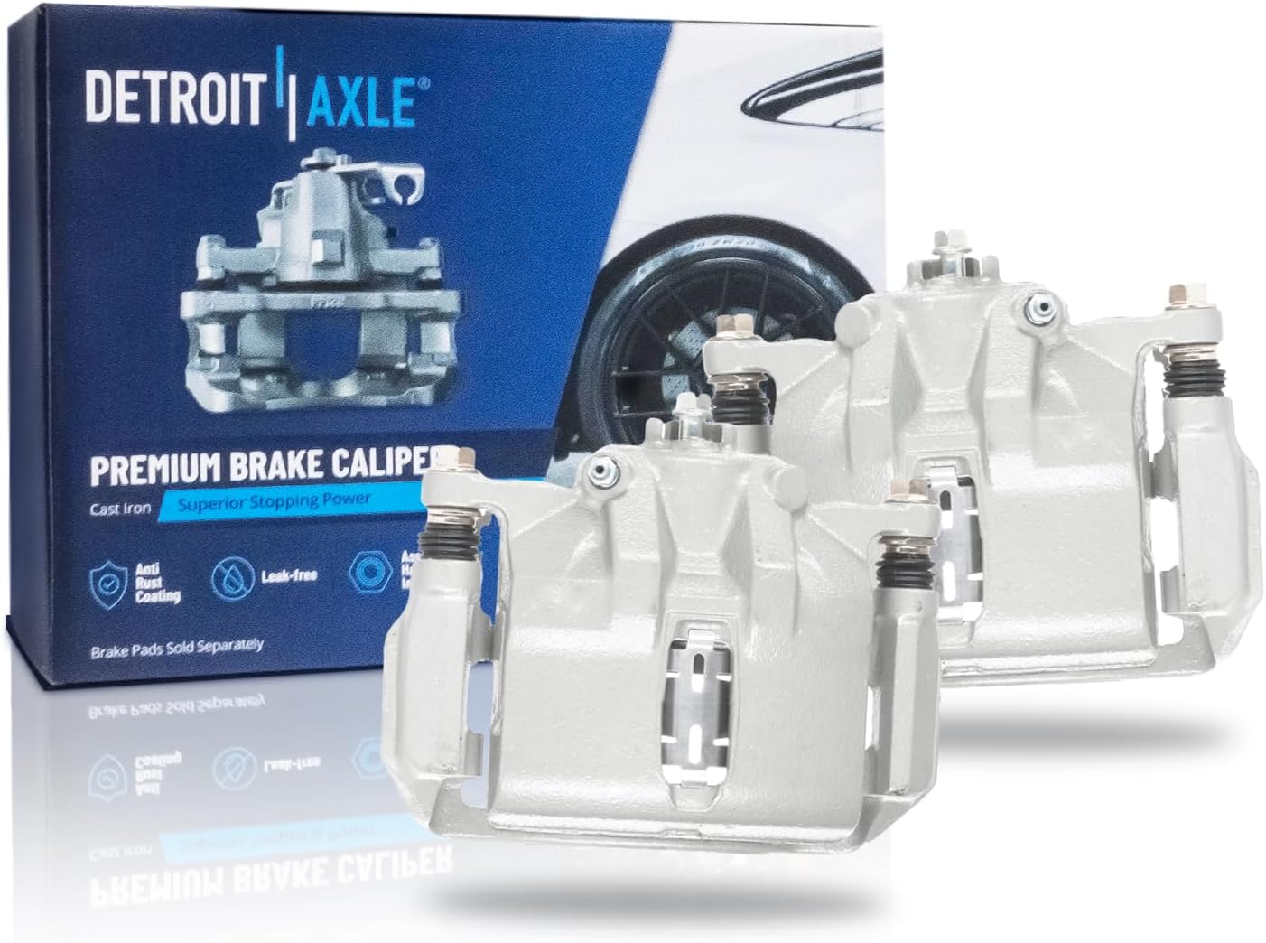 Pair Front Brake Calipers (Remanufactured)