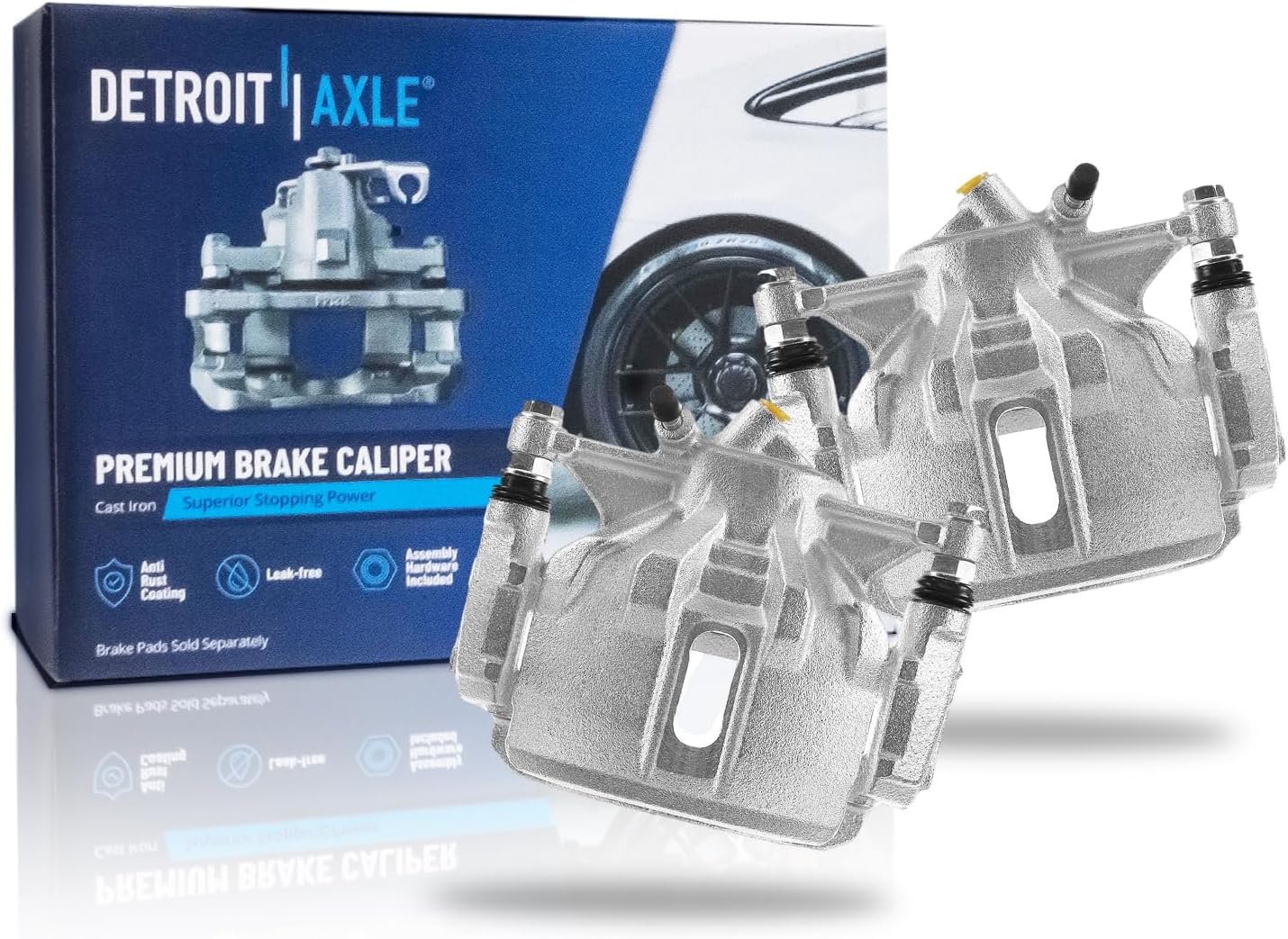 Pair Front Brake Calipers (Remanufactured)