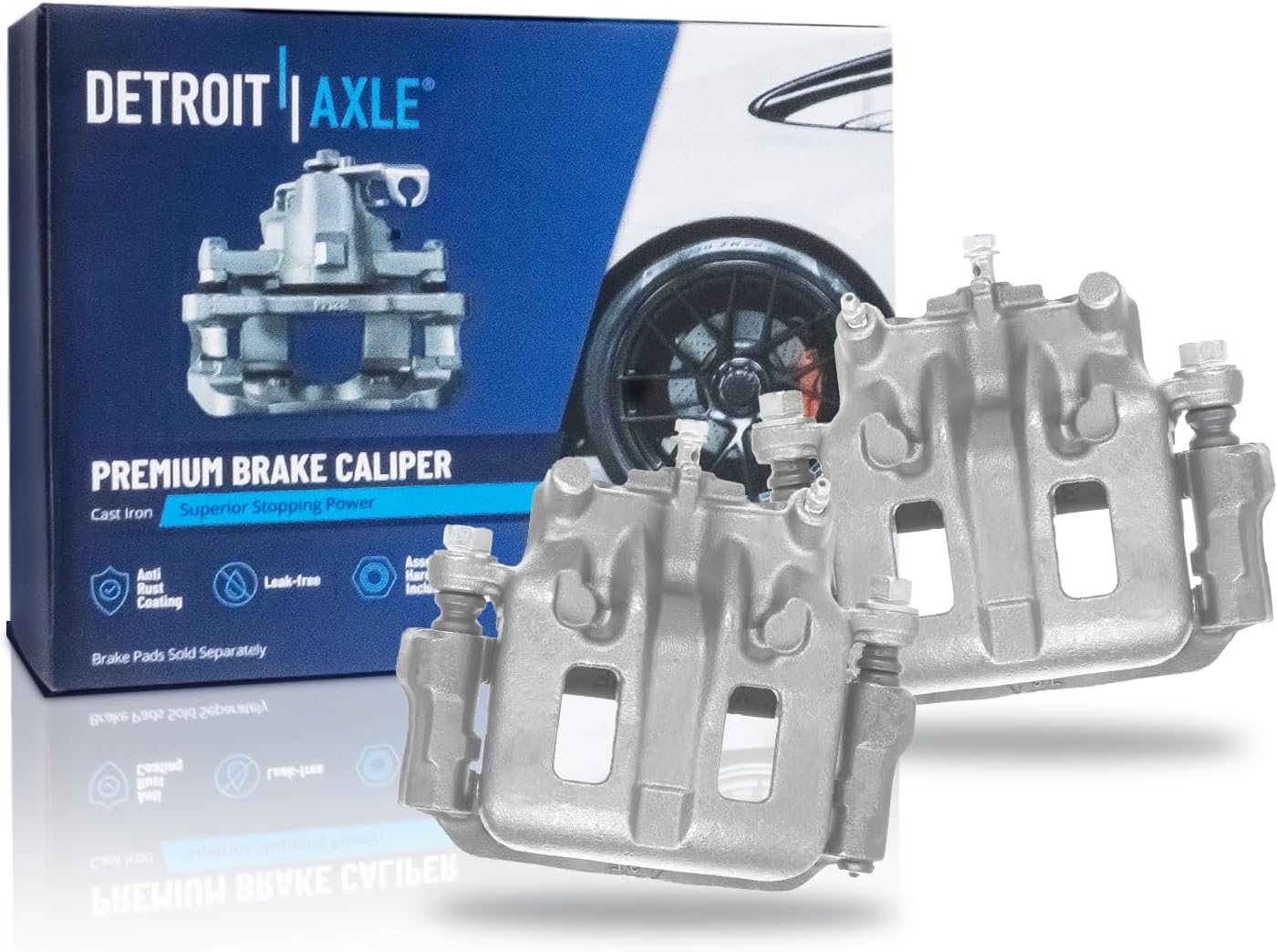 Pair Front Brake Calipers (Remanufactured)