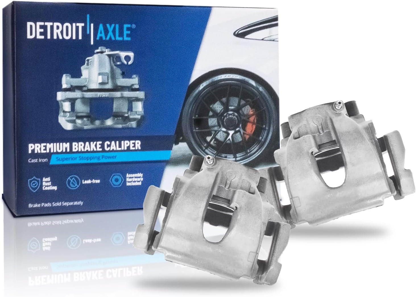 Detroit Axle - Front Disc Brake Calipers for Crossfire CLK320 CLK430 E300 E320 - Main Image