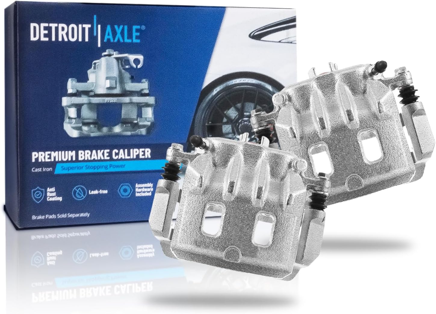 Pair Front Brake Calipers (Remanufactured)