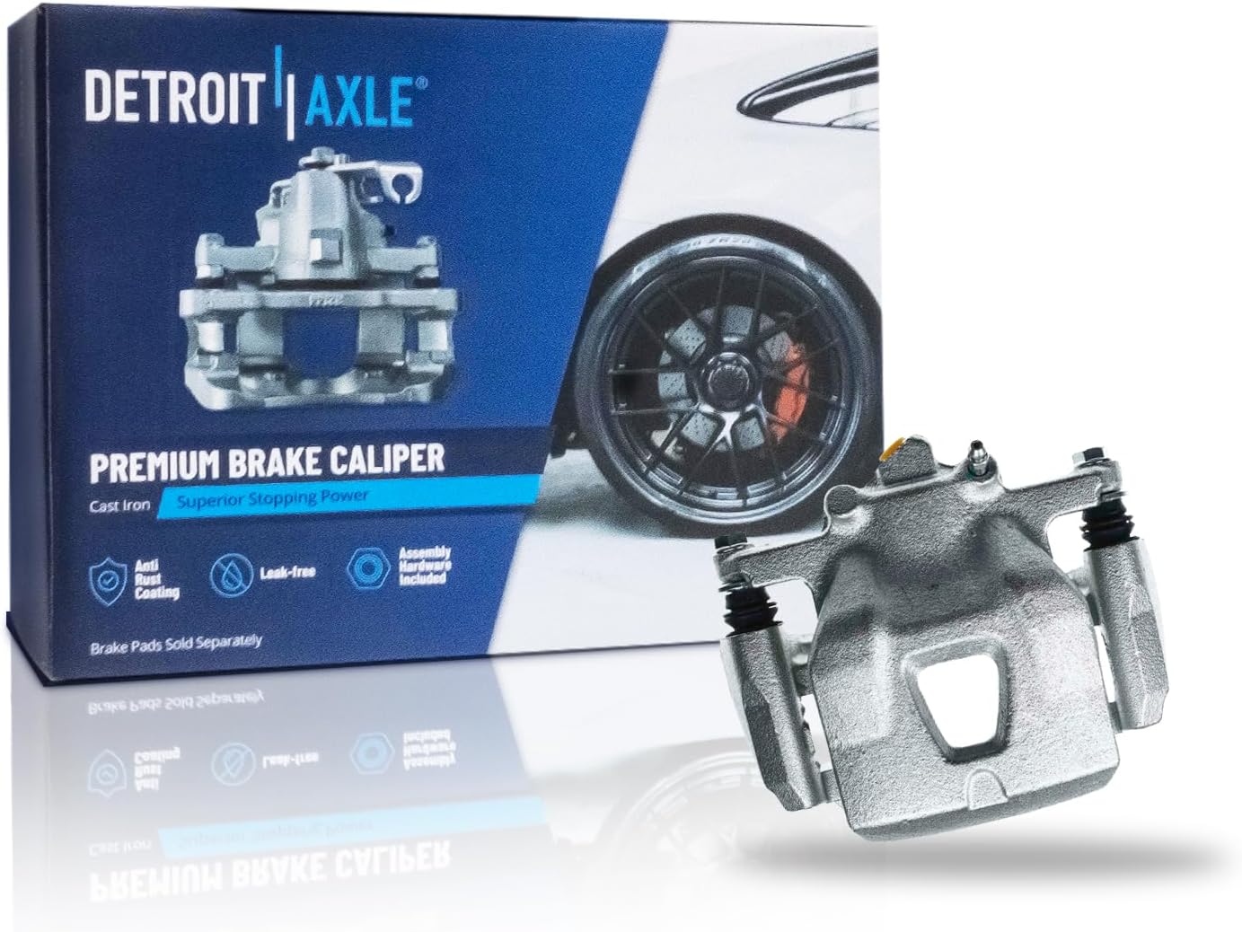 Detroit Axle - Front Left Disc Brake Caliper for 2002-2003 Lexus RX300 - Main Image