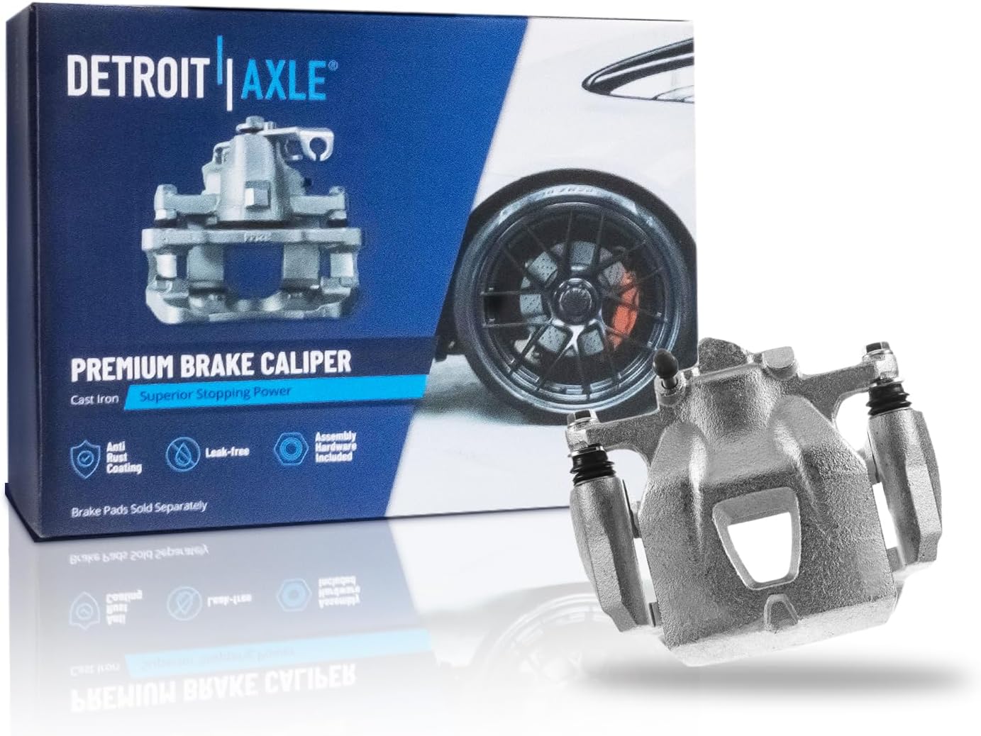 Detroit Axle - Front Right Disc Brake Caliper for 1999 2000 2001 Lexus RX300 - Main Image