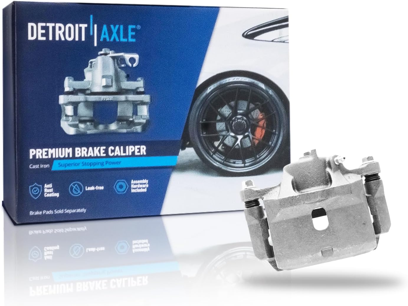 Detroit Axle - Front Left Disc Brake Caliper for 1998 1999-2002 Honda Accord - Main Image