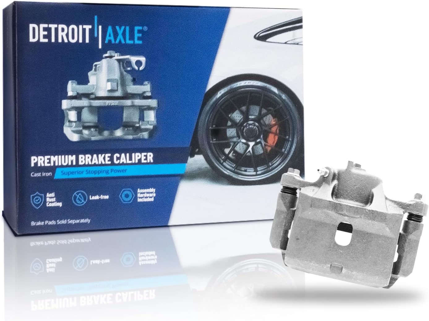 Detroit Axle - Front Right Disc Brake Caliper for 1998 1999-2002 Honda Accord - Main Image