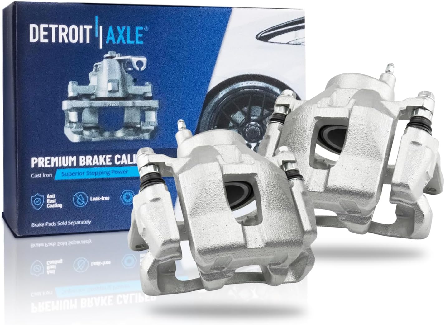 Pair Front Brake Calipers (Remanufactured)
