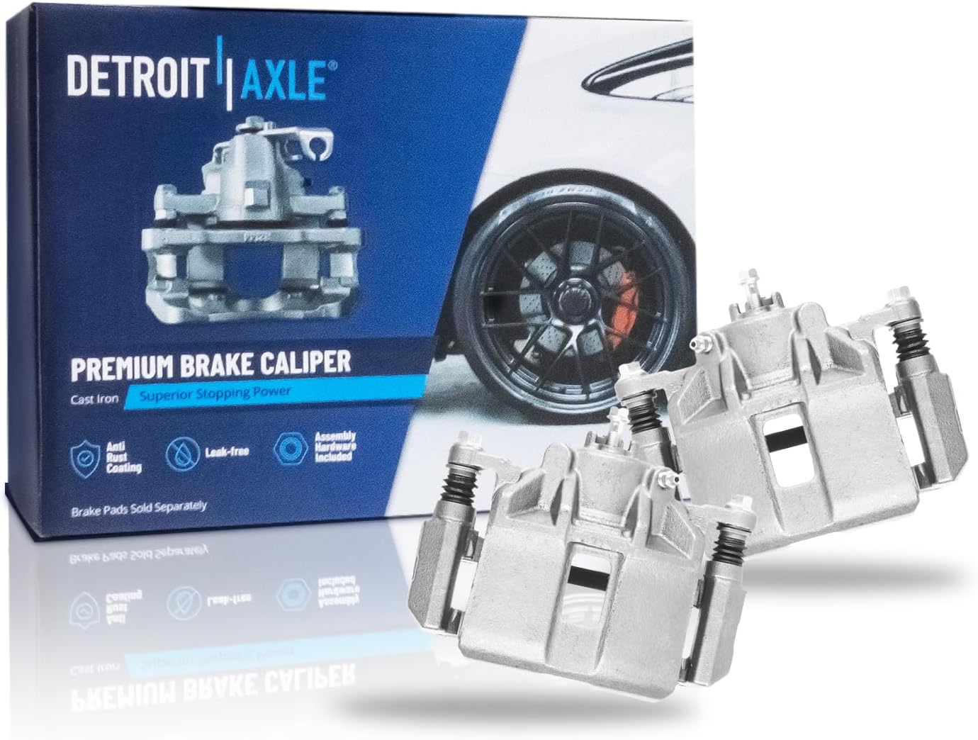 Pair Front Brake Calipers (Remanufactured)