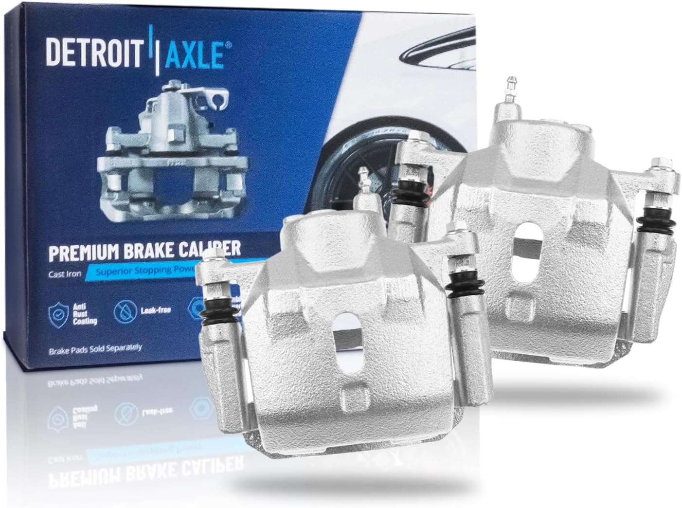 Pair Front Brake Calipers (Remanufactured)