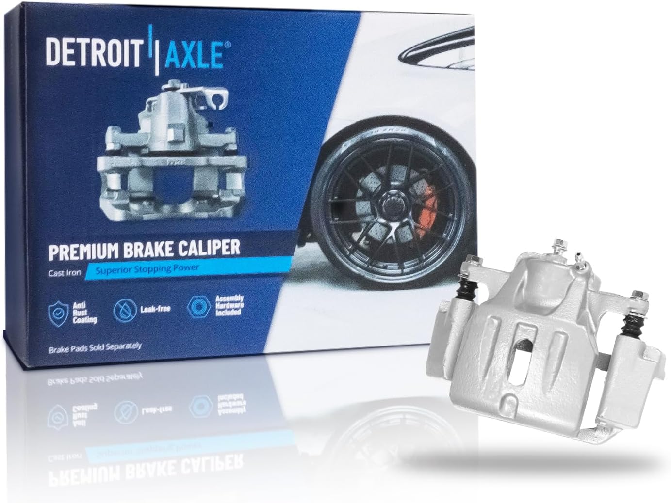 Detroit Axle - Front Left Disc Brake Caliper for 2001-2007 Toyota Highlander - Main Image