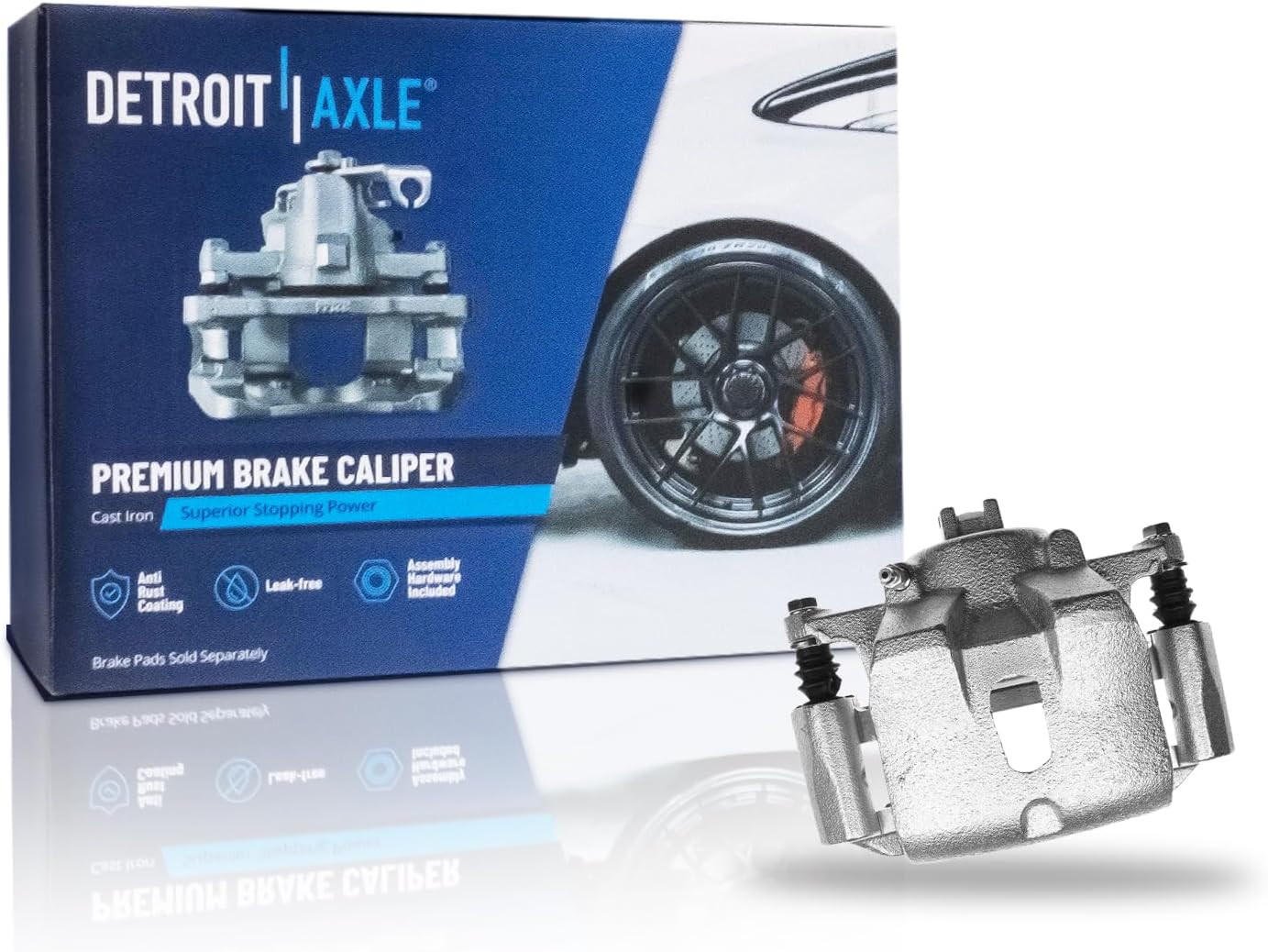 Detroit Axle - Front Right Disc Brake Caliper for 2003 2004-2008 Honda Pilot - Main Image