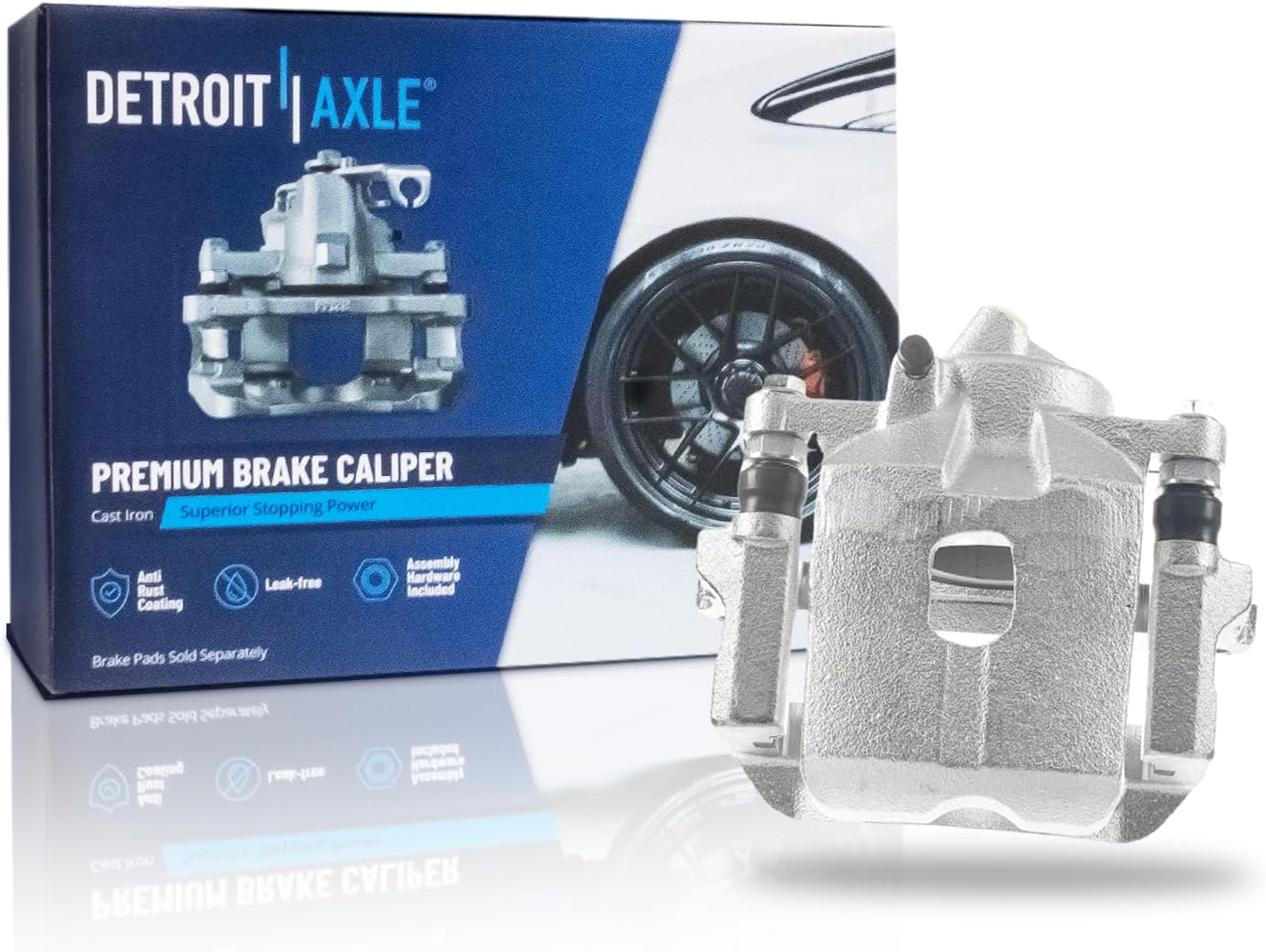 Detroit Axle - Front Right Disc Brake Caliper for 2001-2005 Toyota RAV4 - Main Image