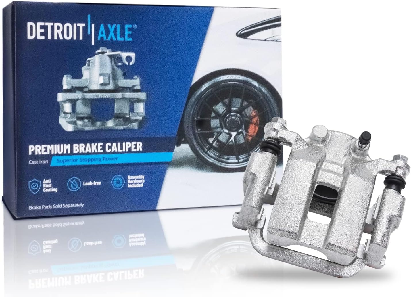 Detroit Axle - Rear Left Brake Caliper for Infiniti G35 G37 M35 M45 350Z 370Z - Main Image