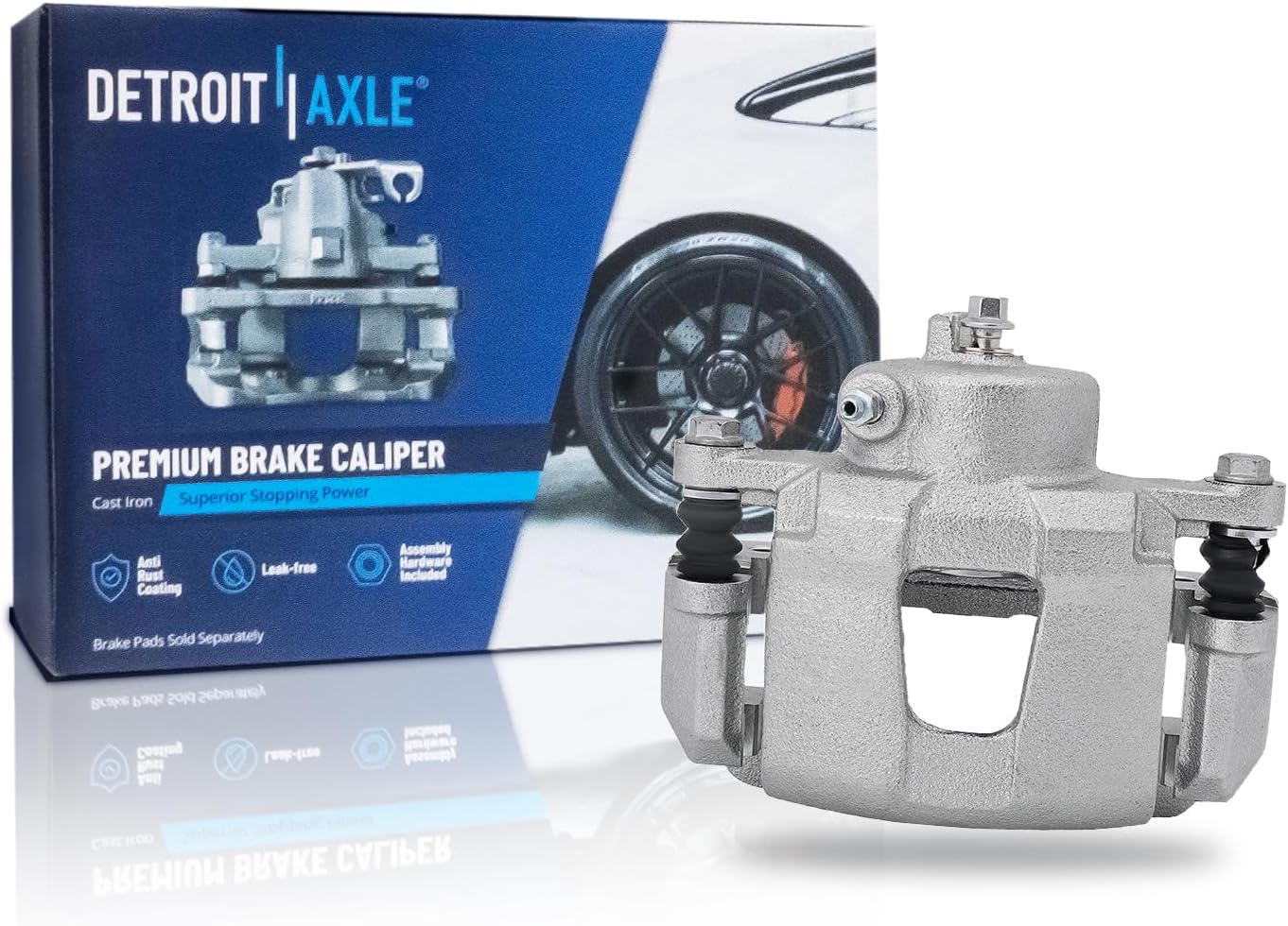 Detroit Axle - Front Right Brake Caliper for Aveo Optra Spark EV G3 Wave Forenza - Main Image