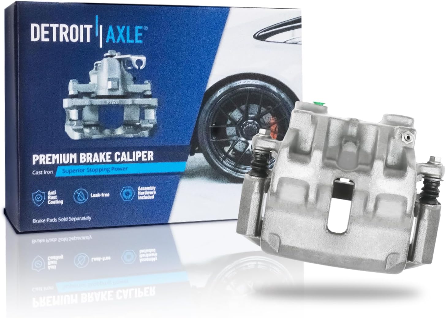 Detroit Axle - Front Right Disc Brake Caliper for 2003-2004 Land Rover Discovery - Main Image